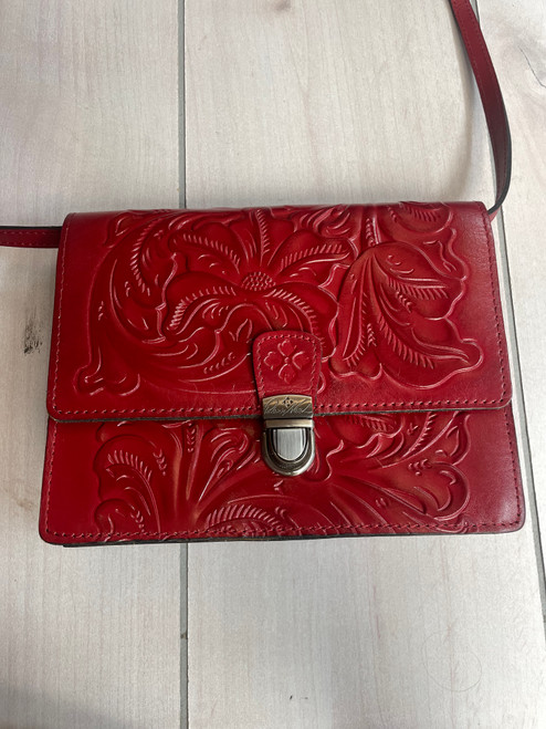 Vist Large View of Product Image Which is Used Patricia Nash Large Leather Handbag