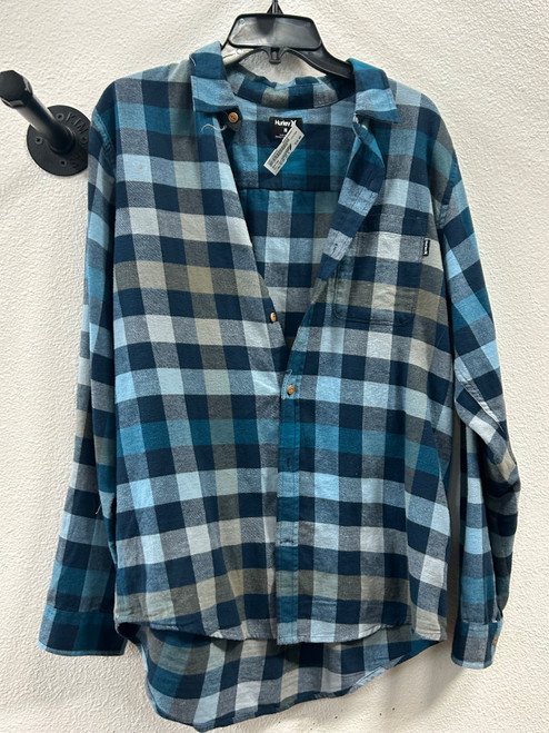 Vist Large View of Product Image Which is Used Hurley Mens Long Sleeve Top M/15-15.5