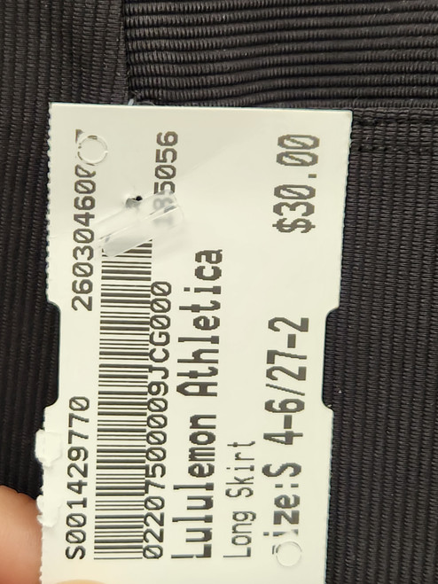Vist Large View of Product Image Which is Used Lululemon Athletica Long Skirt S 4-6/27-28