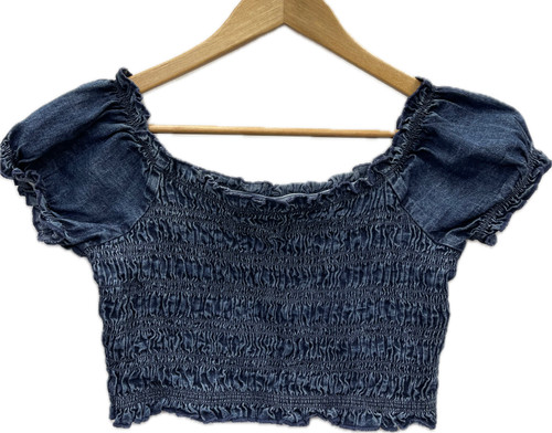 Vist Large View of Product Image Which is Vacation Ready American Eagle Short Sleeve Top S-4/6