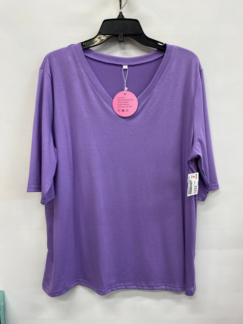 Vist Large View of Product Image Which is Used Unbranded Short Sleeve Top 2X-20