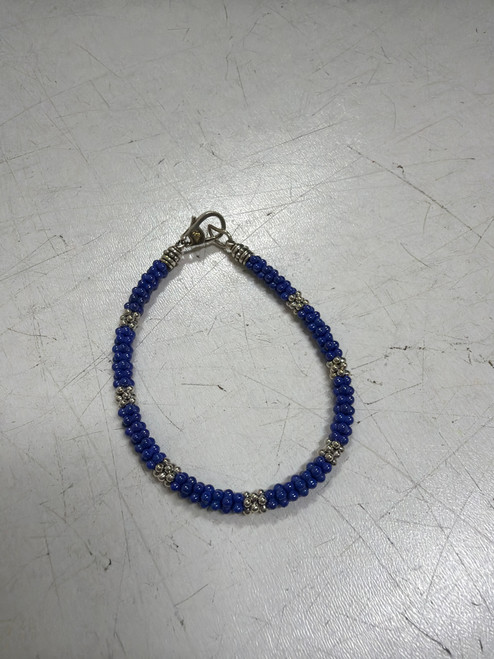 Vist Large View of Product Image Which is Blue 5mm Bracelet