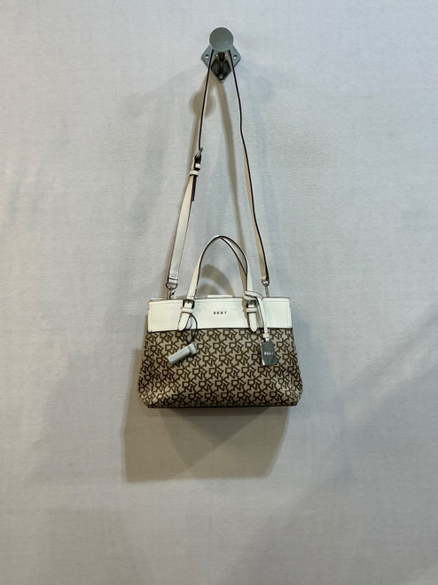 Vist Large View of Product Image Which is Used DKNY Large Leather Handbag