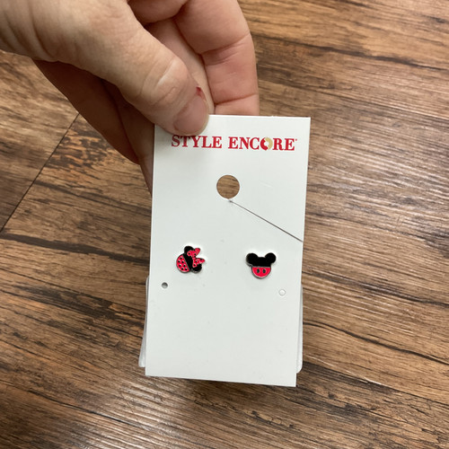 Vist Large View of Product Image Which is Used Disney Earrings