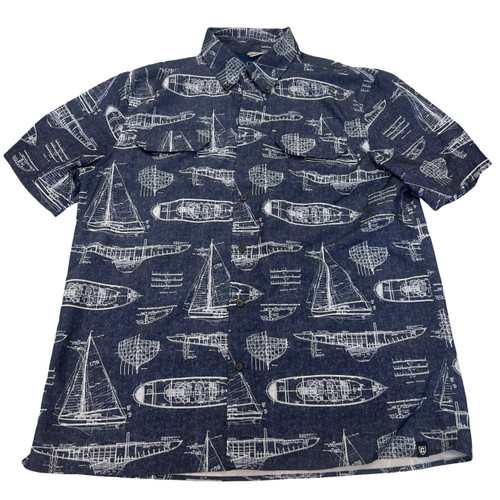 Vist Large View of Product Image Which is Used Chaps Mens Short Sleeve Top L/16-16.5