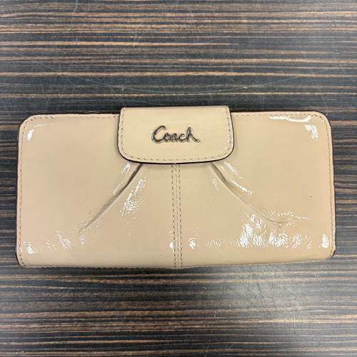 Vist Large View of Product Image Which is Used Coach Leather Wallet