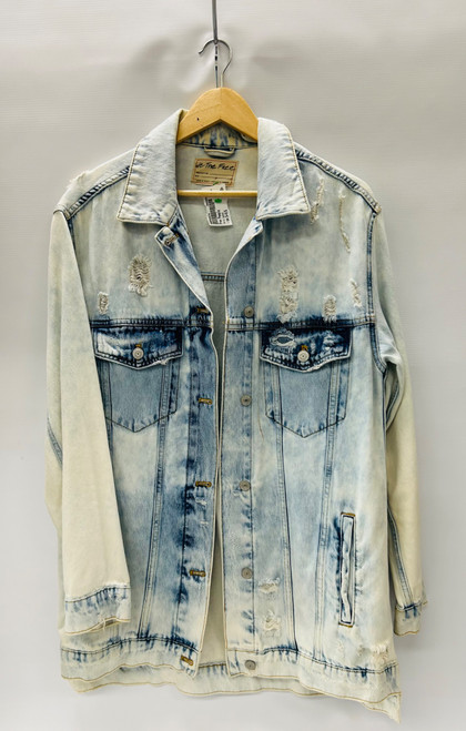 Vist Large View of Product Image Which is Used Free People Denim Jacket S-4/6