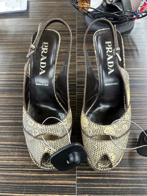 Vist Large View of Product Image Which is Used Prada Low Heels 7.5