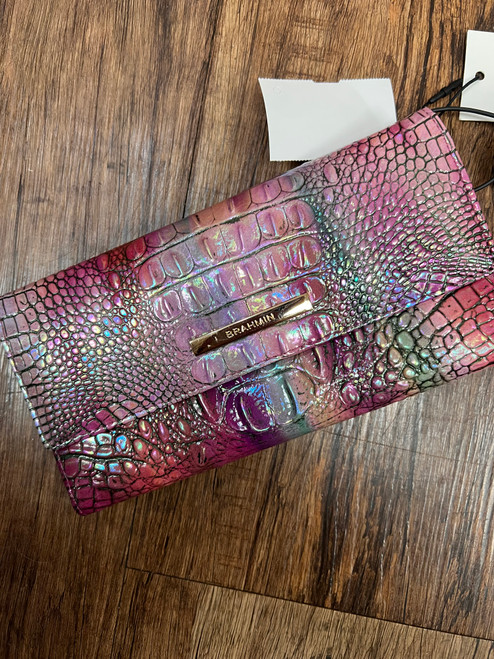 Vist Large View of Product Image Which is Used Brahmin Leather Wallet