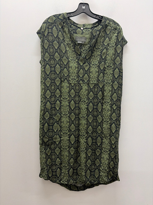 Vist Large View of Product Image Which is Used Green Animal Anthropologie Rachel Short Tunic Dress B S-4/6
