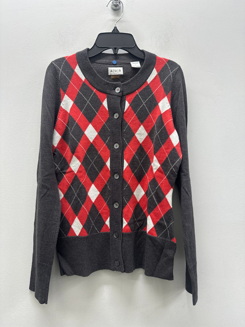 Vist Large View of Product Image Which is Used grey AUR Lightweight Sweater S-4/6