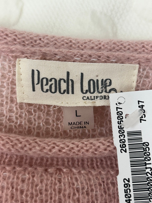 Vist Large View of Product Image Which is Used Peach Love Lightweight Sweater L-12/14