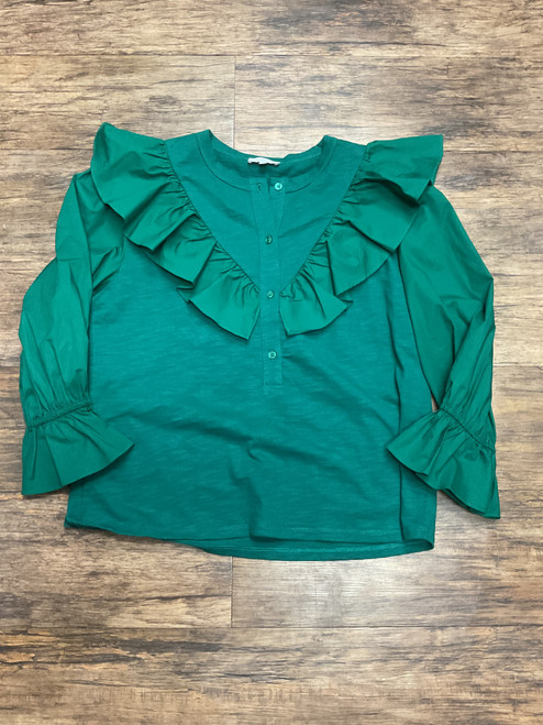 Vist Large View of Product Image Which is Used sedge Long Sleeve Top L-12/14