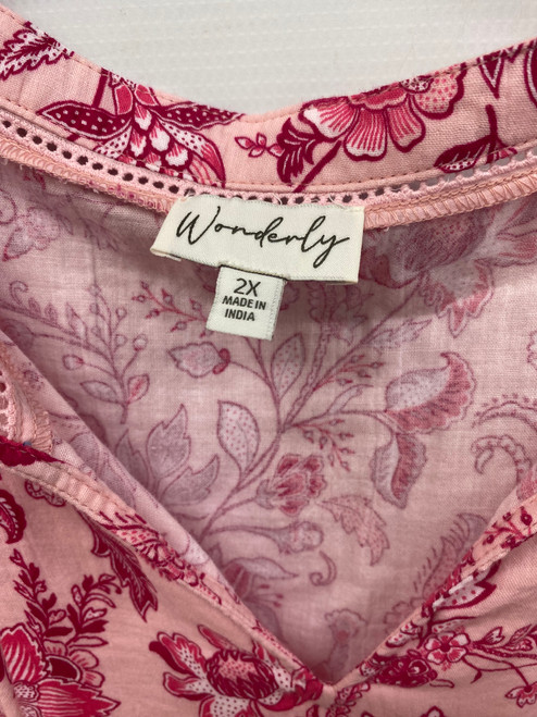 Vist Large View of Product Image Which is Used Unbranded Short Sleeve Top 2X-20