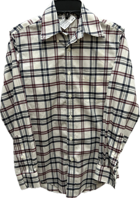 Vist Large View of Product Image Which is Used Brooks Brothers Mens Long Sleeve Top XS/13-13.5