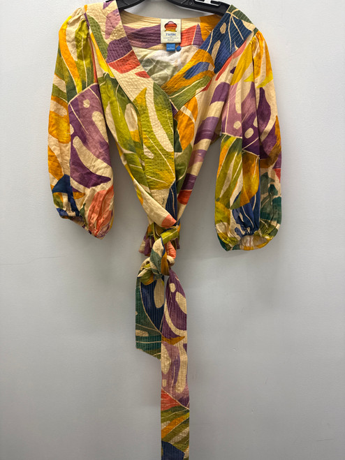 Vist Large View of Product Image Which is Used Multicolour Farm Rio Short Sleeve Top S-4/6