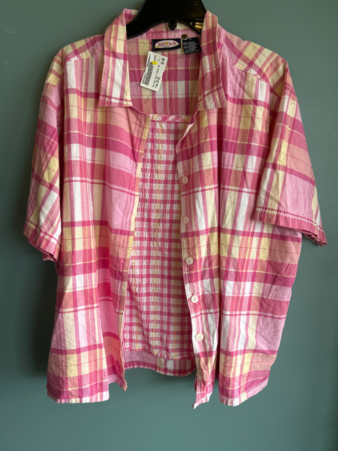 Vist Large View of Product Image Which is Used Unbranded Short Sleeve Top 3X-22