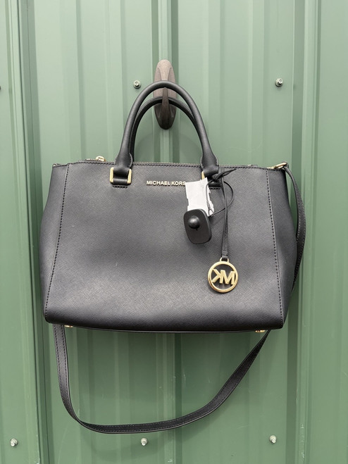 Vist Large View of Product Image Which is Used Michael Michael Kors Large Leather Handbag