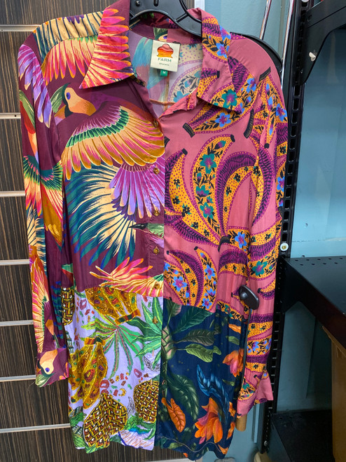 Vist Large View of Product Image Which is Used Farm Rio Short Dress B M-8/10