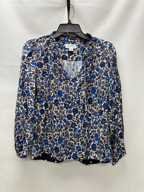 Vist Large View of Product Image Which is Used Velvet Long Sleeve Top XS-0/2