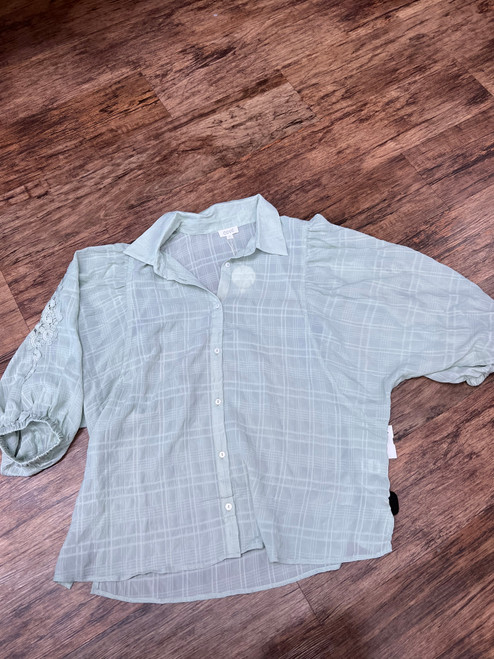 Vist Large View of Product Image Which is Used Oddy Long Sleeve Top 1X-18