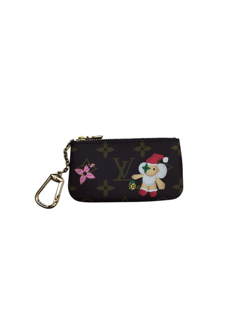 Vist Large View of Product Image Which is Used Louis Vuitton Leather Wristlet