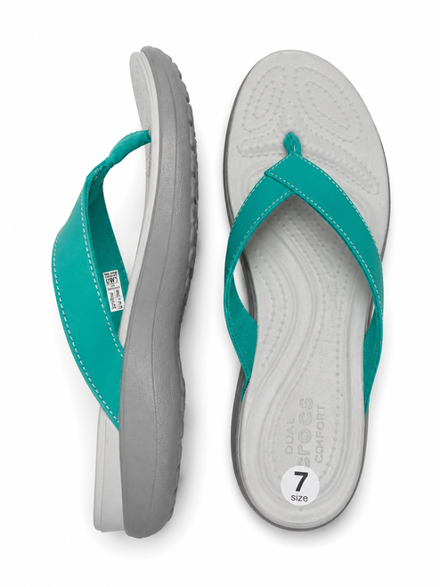 Vist Large View of Product Image Which is Used Crocs Flip Flops 7