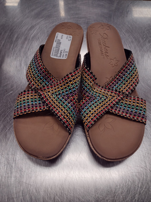 Vist Large View of Product Image Which is Used Skechers Wedge Sandals 10