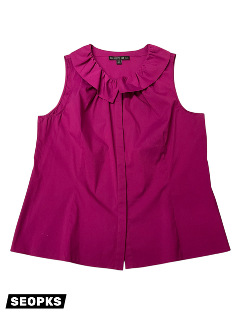 Vist Large View of Product Image Which is Used Lafayette 148 Sleeveless Top L-12/14