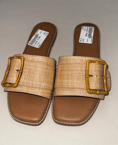 Vist Large View of Product Image Which is Used Universal Threads Flip Flops 9