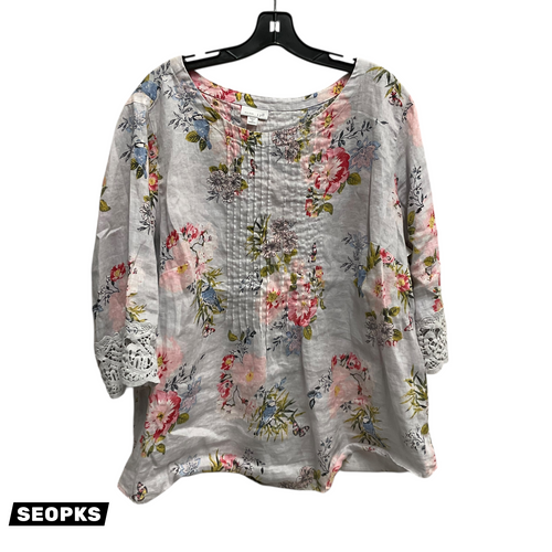 Vist Large View of Product Image Which is Used J. Jill Long Sleeve Top 2X-20