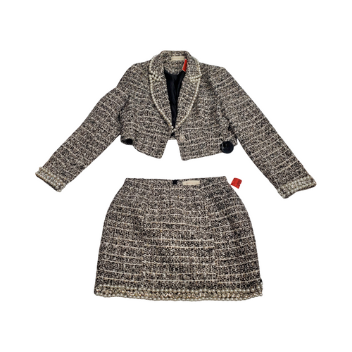 Vist Large View of Product Image Which is Used Donnee Par Dieu Tweed Blazer + Skirt Set S-4/6