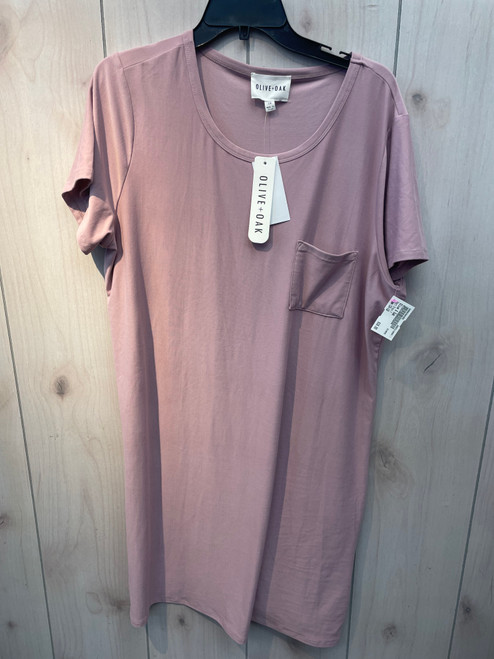 Vist Large View of Product Image Which is Used Olive & Oak Short Dress F 1X-18