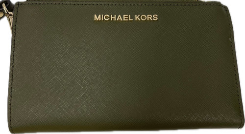 Vist Large View of Product Image Which is Used Michael Michael Kors Wristlet