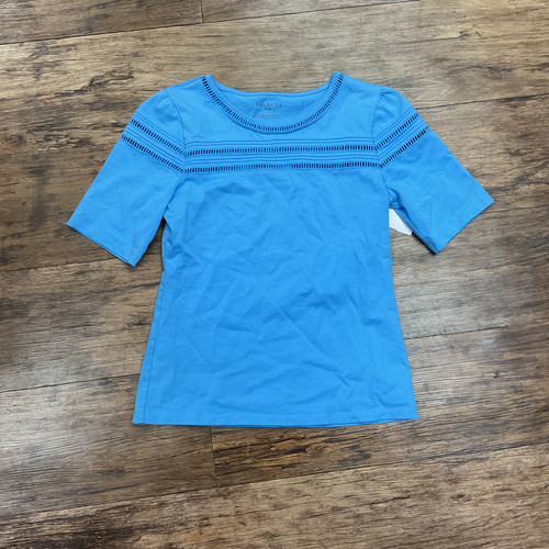 Vist Large View of Product Image Which is Used Talbots Short Sleeve Top XS-0/2