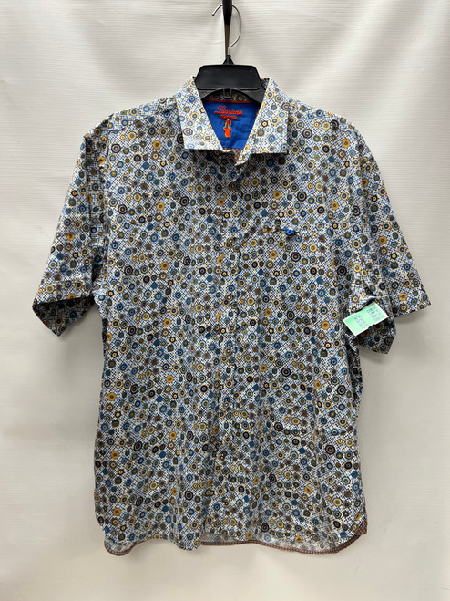 Vist Large View of Product Image Which is Used Luchiano Visconti Mens Short Sleeve Top XL/17-17.5