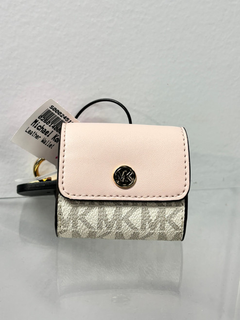 Vist Large View of Product Image Which is Used Michael Kors Leather Wallet