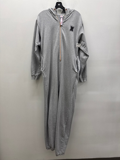 Vist Large View of Product Image Which is Used Forever Savage" hooded onesie jumpsuit from the Savage X Fenty brand by Rihanna Romper M-8/10