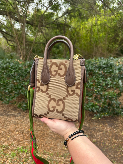 Vist Large View of Product Image Which is Used Gucci Large Leather Handbag
