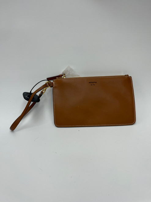 Vist Large View of Product Image Which is Luxury Event Used Tory Burch Leather Wristlet
