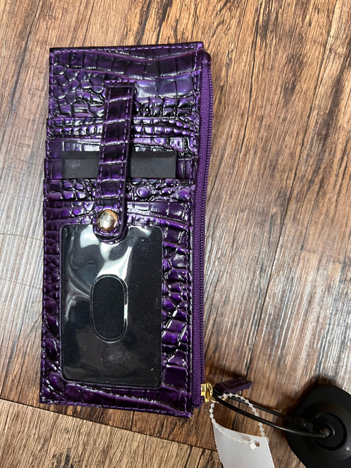 Vist Large View of Product Image Which is Used Brahmin Leather Wallet