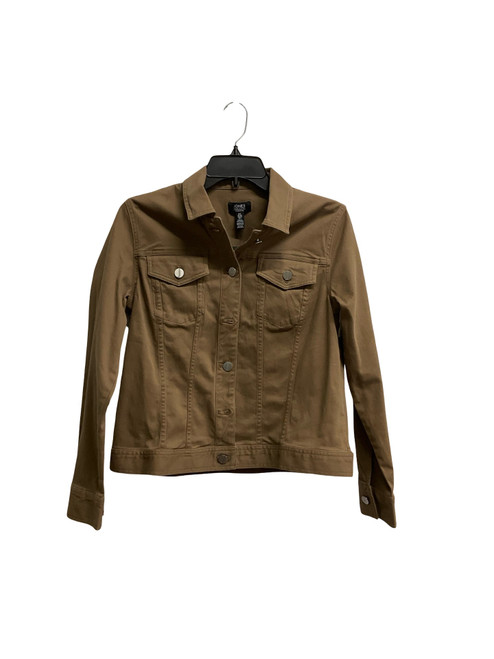 Vist Large View of Product Image Which is Used Jones New York Signature Denim Jacket S-4/6