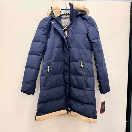 Vist Large View of Product Image Which is Used Vince Camuto Long Light Jacket XS-0/2