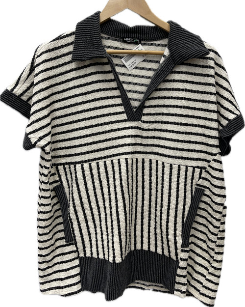 Vist Large View of Product Image Which is Heimish USA Short Sleeve Top S-4/6