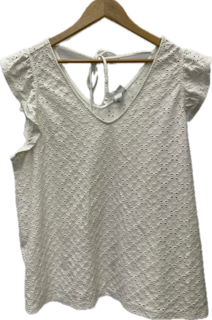 Vist Large View of Product Image Which is Used Ava & Viv Short Sleeve Top 2X-20