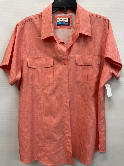 Vist Large View of Product Image Which is Used Unbranded Short Sleeve Top 1X-18