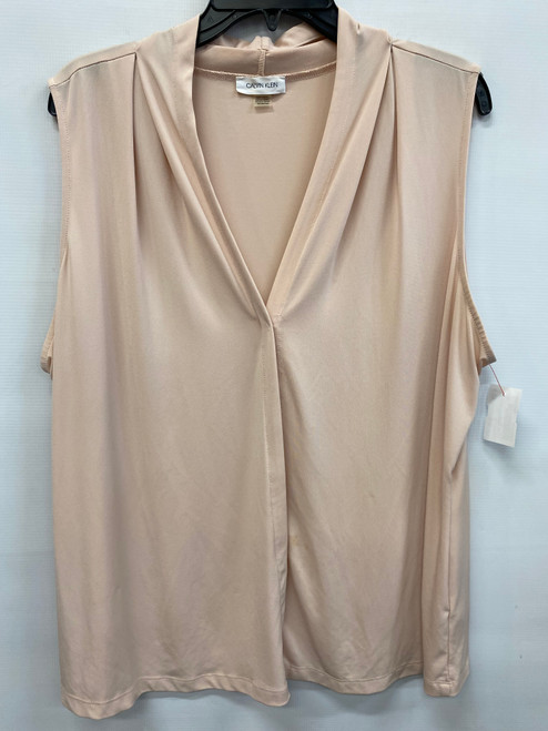 Vist Large View of Product Image Which is Used Calvin Klein Sleeveless Top 1X-18