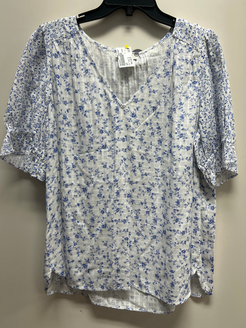 Vist Large View of Product Image Which is Used Loft Short Sleeve linen Top L-12/14
