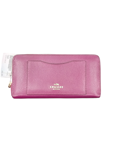 Vist Large View of Product Image Which is Used Coach Leather Wallet