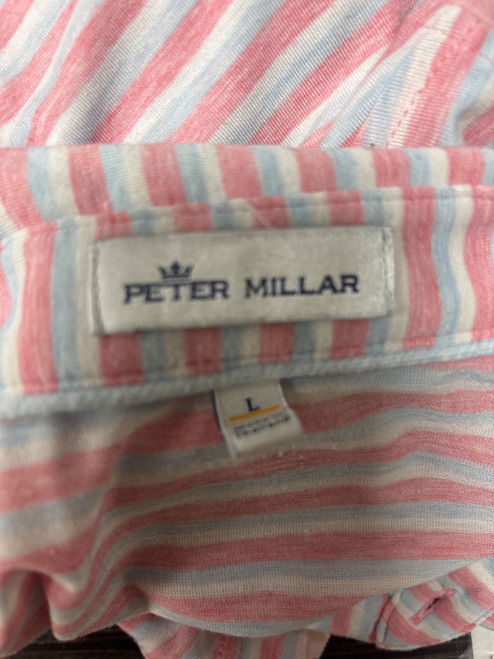Vist Large View of Product Image Which is Used Peter Millar Mens Short Sleeve Top L/16-16.5
